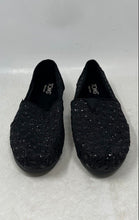 Load image into Gallery viewer, Toms Womens Black Sequin Round Toe Casual Slip-On Ballet Flats Size 10
