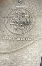 Load image into Gallery viewer, Authentic Tory Burch Womens Raleigh Black Wedge Pump Heels Size 8M Damaged

