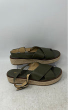 Load image into Gallery viewer, Michael Kors Womens Green Leather Open Toe Espadrille Sandals Size 8.5M
