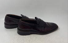 Load image into Gallery viewer, Enzo Feldini Mens Brown Leather Slip-On Casual Penny Loafer Shoes Size 7
