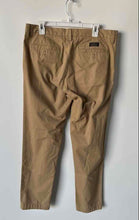 Load image into Gallery viewer, Banana Republic Mens Beige Flat Front Slash Pockets Emerson Chino Pants Sz 33/32
