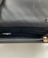 Load image into Gallery viewer, Badgley Mischka Womens Black Gold Inner Pockets Chain Strap Shoulder Bag
