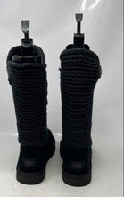 Load image into Gallery viewer, Ugg Womens Shaina Black Suede Round Toe Mid Calf Snow Boots Size 9
