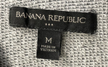 Load image into Gallery viewer, Banana Republic Mens Black Long Sleeve Button Front Cardigan Sweater Size M
