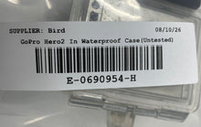 Load image into Gallery viewer, GoPro Hero2 Black Silver Waterproof Action Camera With Case Untested
