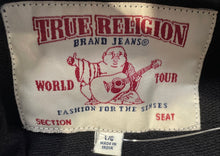 Load image into Gallery viewer, True Religion Mens Black Red Cotton Long Sleeve Pullover Hoodie Size Large
