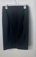 Load image into Gallery viewer, Express Womens Black Knee Length Back Zip Straight &amp; Pencil Skirt Size 6
