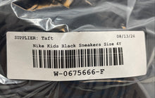 Load image into Gallery viewer, Nike Kids Court Borough Mid 2 CD7782-001 Black Leather Sneakers Shoes Size 4Y
