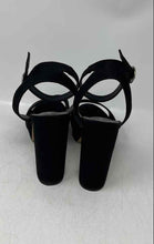 Load image into Gallery viewer, Madden Girl Womens Summit Black High Block Heel Ankle Strap Sandals Size 8.5 M
