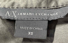 Load image into Gallery viewer, Armani Exchange Womens Gray Short Sleeve Collared Button-Up Shirt Size XS
