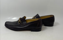 Load image into Gallery viewer, Mercanti Fiorentini Mens Brown Leather Moc Toe Slip-On Loafer Shoes Size 10
