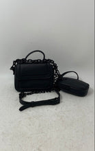 Load image into Gallery viewer, Madden Girl Womens Black 2 Piece Top Handle Crossbody Bag &amp; Removable Pouch
