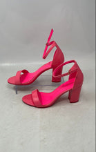 Load image into Gallery viewer, Madden Girl Womens Beella Pink Block Heel Open Toe Ankle Strap Sandals Size 8 M
