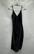 Load image into Gallery viewer, Bcbgeneration Womens Black Spaghetti Strap Pleated Bodycon Dress Size 8
