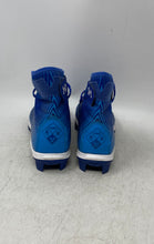 Load image into Gallery viewer, Under Armour Kids Highlight Franchise Blue White Lace-Up Football Cleats Size 4Y
