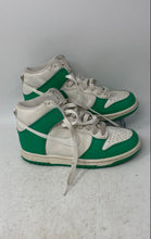 Load image into Gallery viewer, Nike Unisex Kids Dunk High GS DB2179-002 White Green Sneaker Shoes Size 4.5Y
