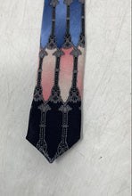 Load image into Gallery viewer, Giorgio Brutini Mens Multicolor Geometric Print Silk Adjustable Pointed Tie
