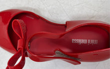 Load image into Gallery viewer, Mini Melissa Girls Red Close Toe Baby Amy Jelly Mary Jane Sandals Size 3
