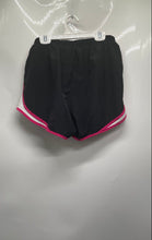 Load image into Gallery viewer, Nike Womens Dri-Fit Tempo Black &amp; Pink Drawstring Running Athletic Shorts Size L
