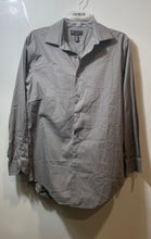 Load image into Gallery viewer, Alfani Mens Gray Slim Fit Long Sleeve Collared Dress Shirt Size M 15-15.5
