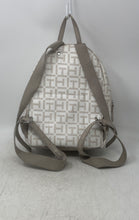Load image into Gallery viewer, Tommy Hilfiger Womens Beige White Monogram Print Top Handle Backpack
