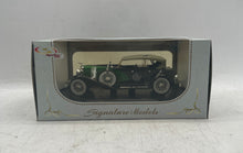 Load image into Gallery viewer, Signature Models Green Gray 1934 Duesenberg Diecast Model Car
