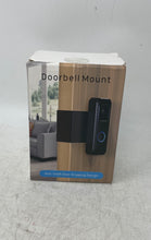 Load image into Gallery viewer, Black Anti Theft Door Gripping Design Security Home Ring Doorbell Mount In Box
