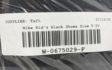 Load image into Gallery viewer, Nike Boys Court Borough Mid 839977-001 Black Leather Sneaker Shoes Size 5.5Y
