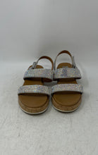 Load image into Gallery viewer, Dolce Vita Girls Silver Rhinestone Open Toe Slingback Sandals Size 5
