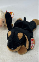 Load image into Gallery viewer, Lot Of 3 Pcs Ty Multicolor Various Animals Beanie Babies Plush Toys
