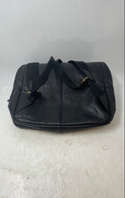 Load image into Gallery viewer, Fossil Unisex Black Leather Inner Pocket Adjustable Shoulder Strap Backpack
