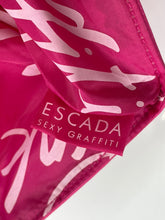 Load image into Gallery viewer, Escada Sexy Graffiti Beauty Womens Pink Graphic Print Medium Tote Handbag

