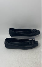 Load image into Gallery viewer, Michael Kors Womens Black Faux Leather Slip-On Moccasins Flats Size 8M
