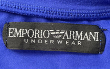 Load image into Gallery viewer, Emporio Armani Mens Blue Sleeveless Crew Neck Pullover Tank Top Size Medium
