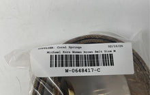 Load image into Gallery viewer, Michael Kors Womens Brown Signature Print Leather Adjustable Fashion Belt Size M
