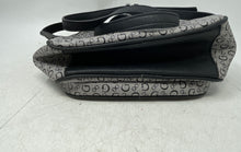 Load image into Gallery viewer, Guess Womens Maxson Dark Gray Black Monogram Outer Zip Pockets Backpack
