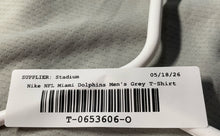 Load image into Gallery viewer, Nike Mens Gray Miami Dolphins NFL Football Pullover T-Shirt Size Medium
