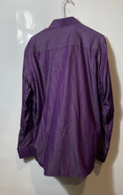 Load image into Gallery viewer, Duchamp Mens Purple Cotton Long Sleeve Collared Tailored Fit Dress Shirt Size XL
