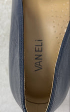 Load image into Gallery viewer, Vaneli Womens Simply Blue Leather Slip-On Loafer Shoes Size 9N
