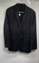 Load image into Gallery viewer, Hugo Boss Mens Black Long Sleeve Collared Two-Button Blazer Size 42R
