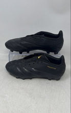 Load image into Gallery viewer, Adidas Kids Predator Club Black Low Top Soccer Cleats Size 3 No Laces
