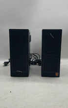 Load image into Gallery viewer, Set Of 2-Piece Sony SRS-100 Black Active Stereo Speaker System Not Tested
