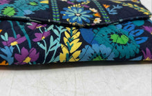 Load image into Gallery viewer, Vera Bradley Womens Black Floral Outer Pockets Crossbody Handbag
