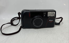 Load image into Gallery viewer, Nikon Zoom Touch 400 35-70mm Macro Black Film Camera Not Tested
