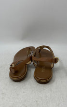Load image into Gallery viewer, Michael Kors Womens Brown Leather Flat Thong Sandals Size 6.5M
