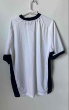 Load image into Gallery viewer, Nike Mens White Navy Blue Short Sleeve Crew Neck Pullover T-Shirt Size XL
