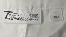 Load image into Gallery viewer, 7th Avenue Design Studio New York &amp; Co Womens White Split Neck Blouse Top Size M
