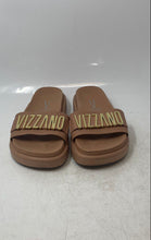 Load image into Gallery viewer, Vizzano Womens Beige Leather Slip-On Open Toe Slide Sandals Size 8
