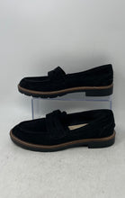 Load image into Gallery viewer, Anne Klein Womens Everly Black Moc Toe Slip-On Penny Loafer Shoes Size 8
