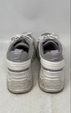 Load image into Gallery viewer, Topshop Womens White Gray Closed Toe Lace-Up Low Top Running Shoes Size 9
